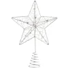 Baumspitze Stern Mit Kleinen Sternchen, Silber