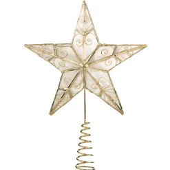 Baumspitze Stern Mit Ornamenten