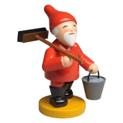 Heinzelmannchen Mit Besen Und Eimer