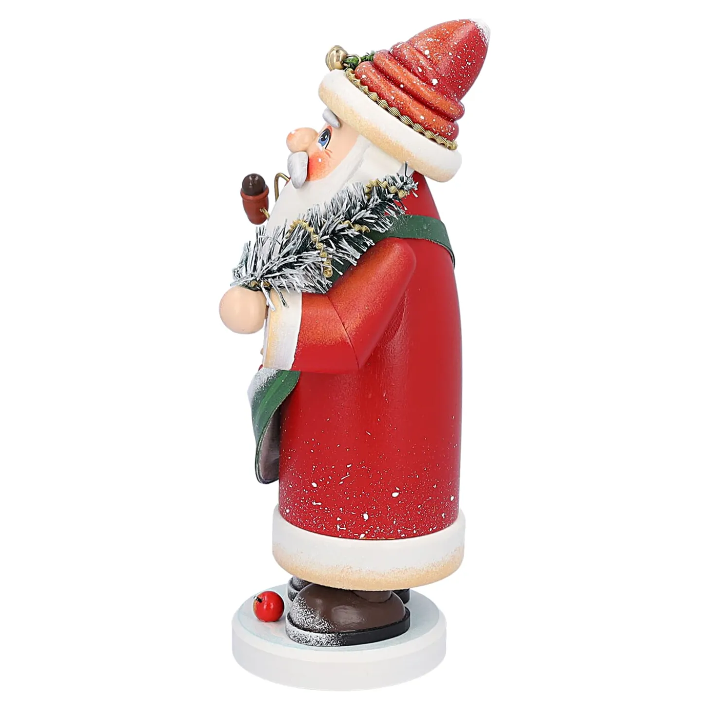 Holzknoddl "Nostalgischer Weihnachtsmann", Rauchermannchen