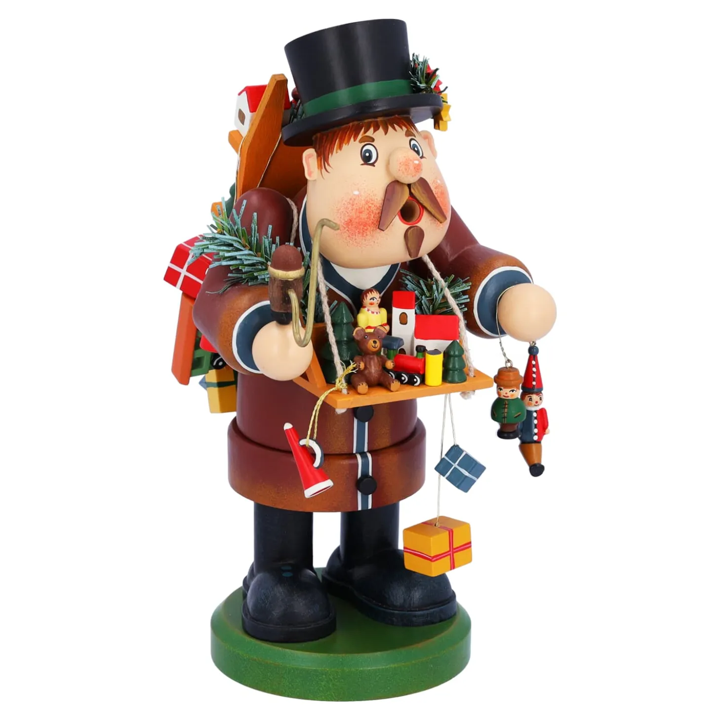 Holzknoddl "Spielzeughandler", Rauchermannchen