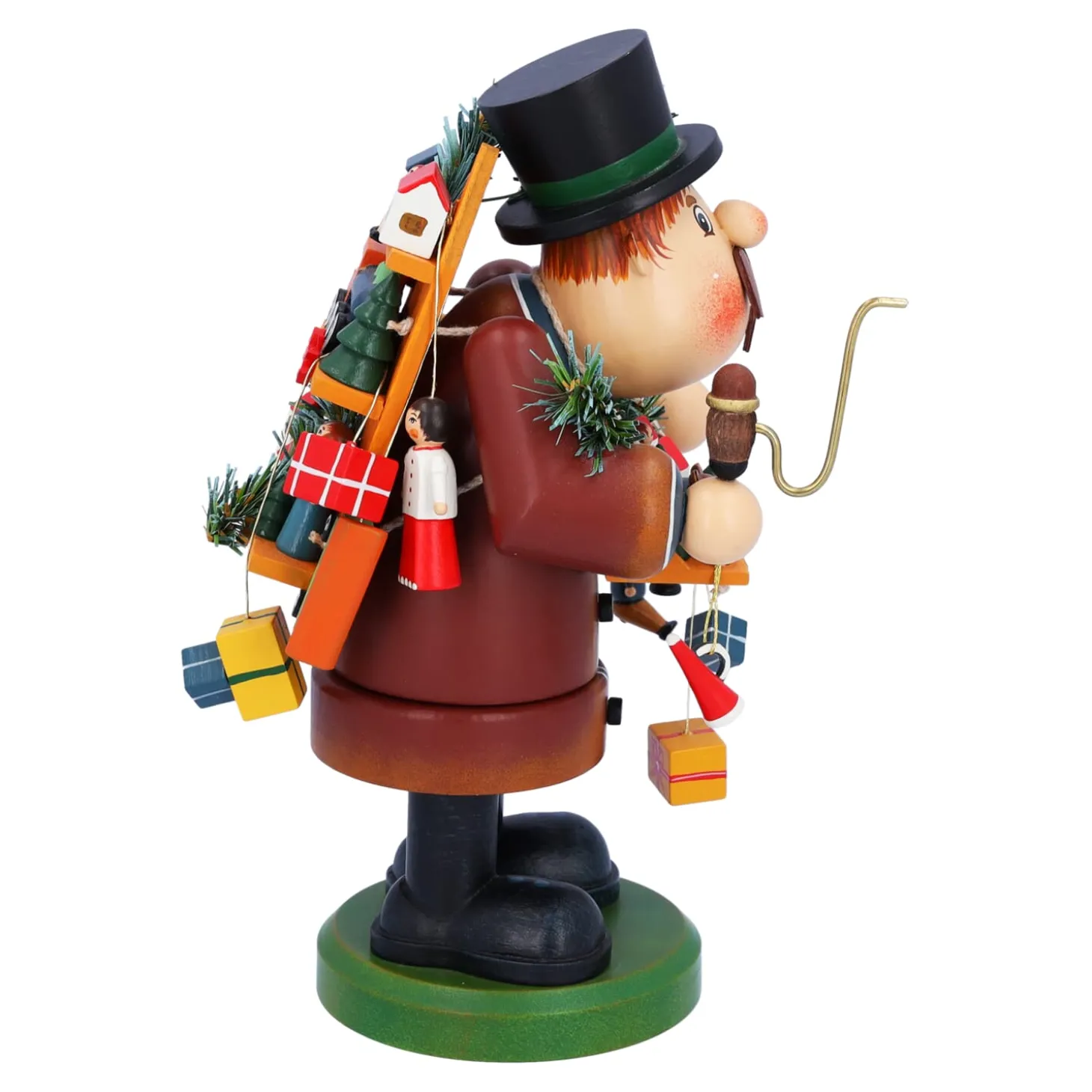 Holzknoddl "Spielzeughandler", Rauchermannchen