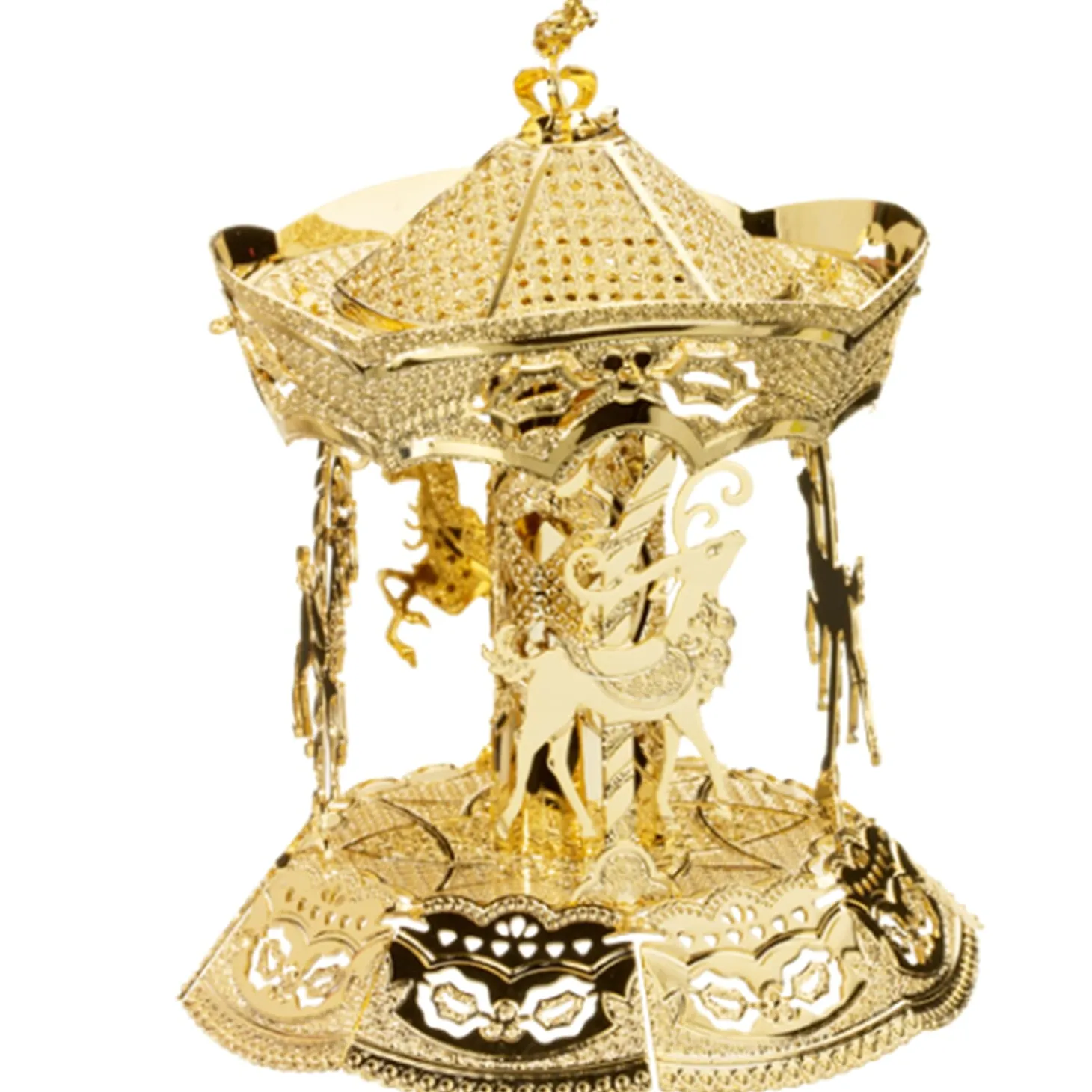 Karussell, Vergoldet