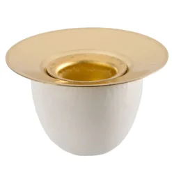 Kerzenhalter, Weis, R 28 Mm, H 15 Mm