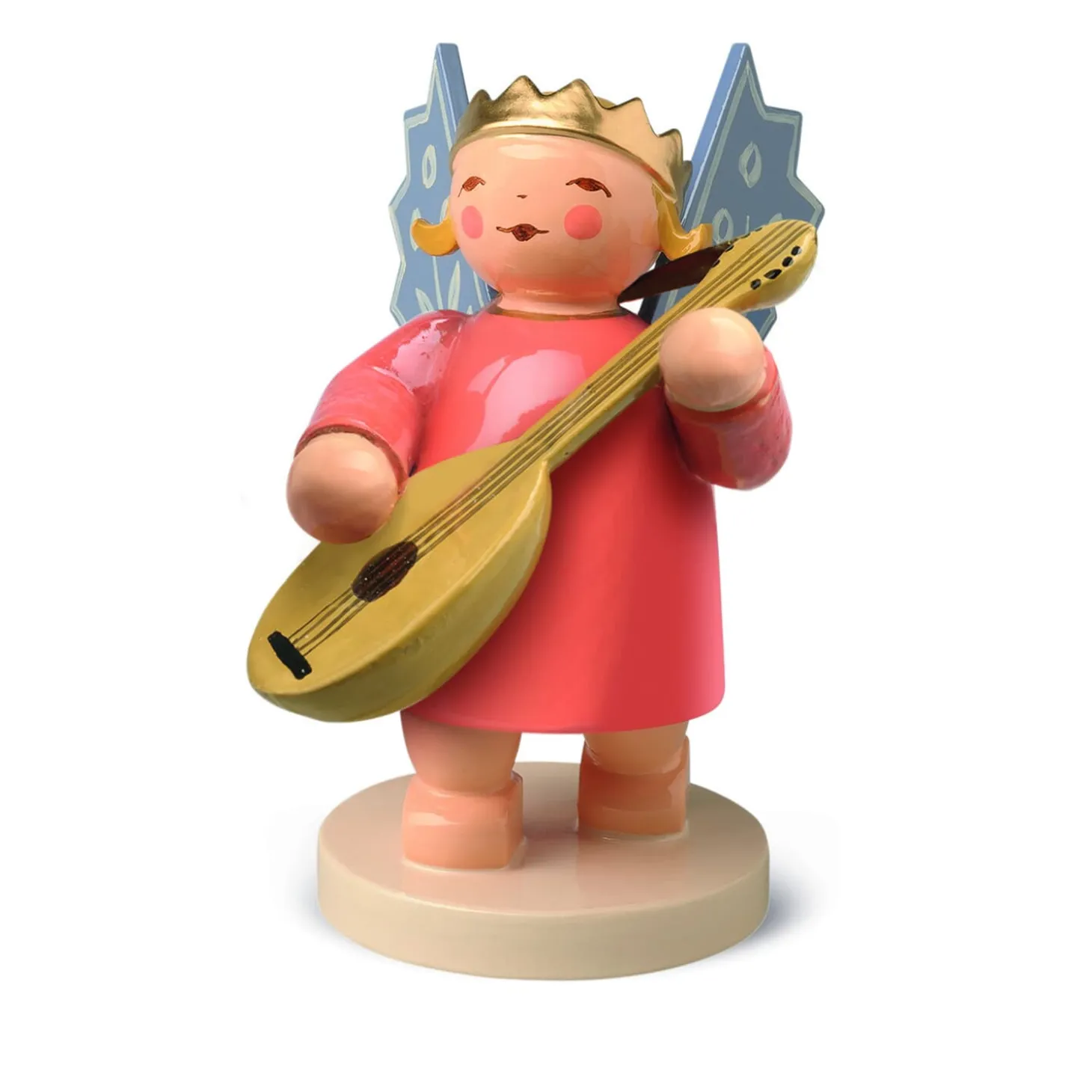 Kronenengel Mit Laute