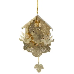 Kuckucksuhr, Vergoldet