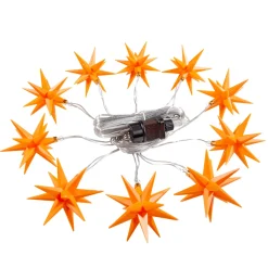 Led Sternenkette Mit 10 Sternen, Gelb