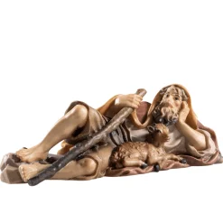 Liegender Hirte Mit Lamm