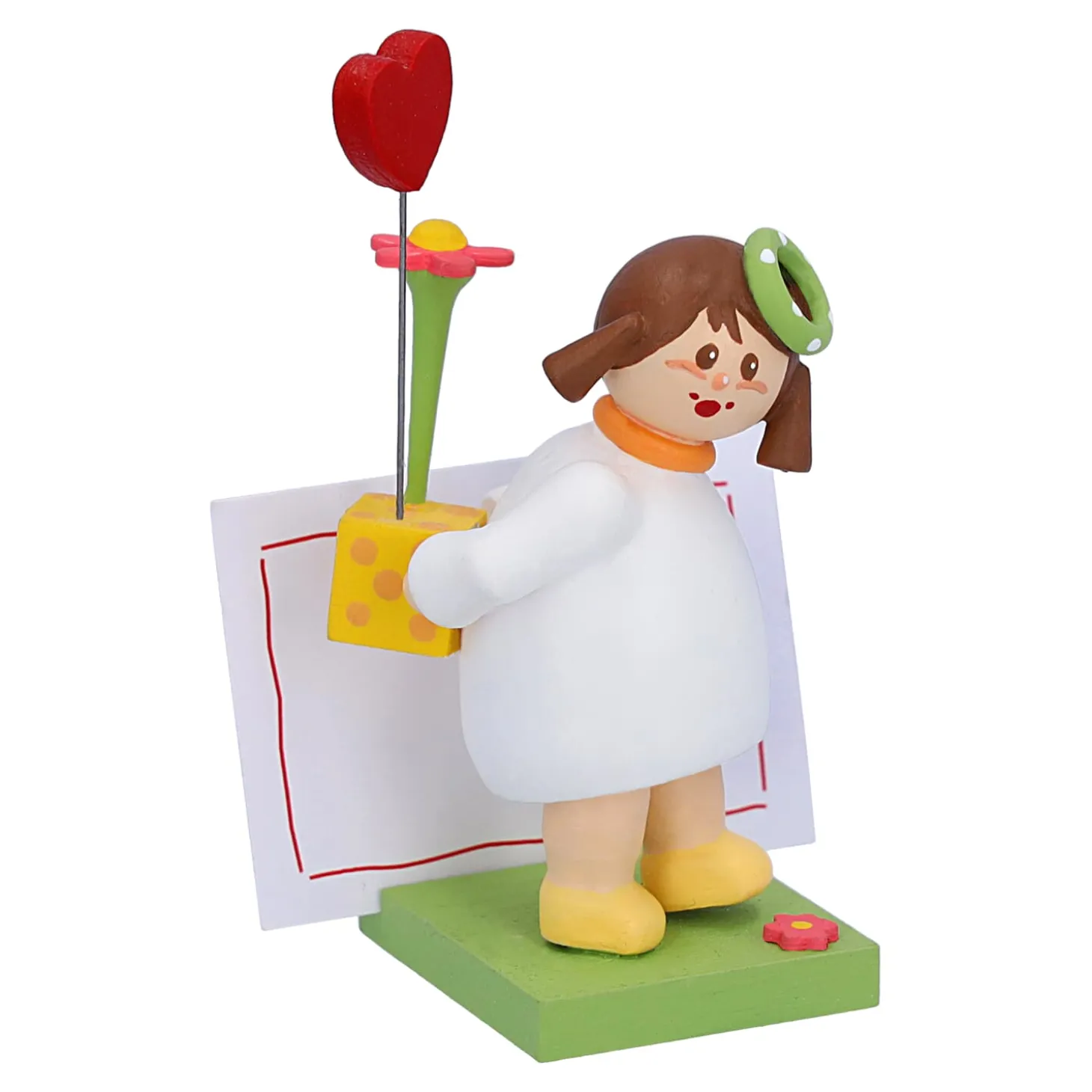 Madchen Mit Herz Und Blume "Fur Dich"