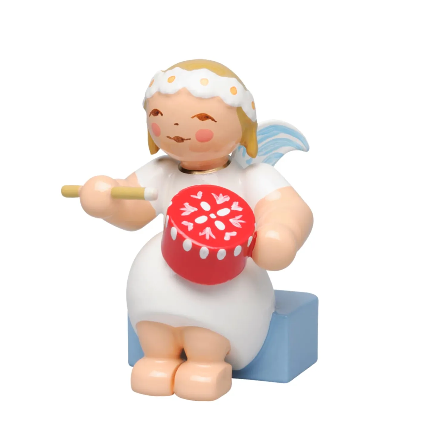 Margeritenengel, Sitzend, Mit Spandose