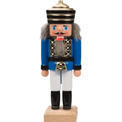 Nussknacker "Konig" Blau, 14Cm