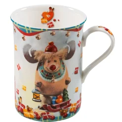 Porzellan-Tasse "Rudi, Der Weihnachtselch"