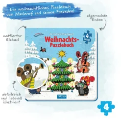 Puzzlebuch Zu Weihnachten "Der Kleine Maulwurf"