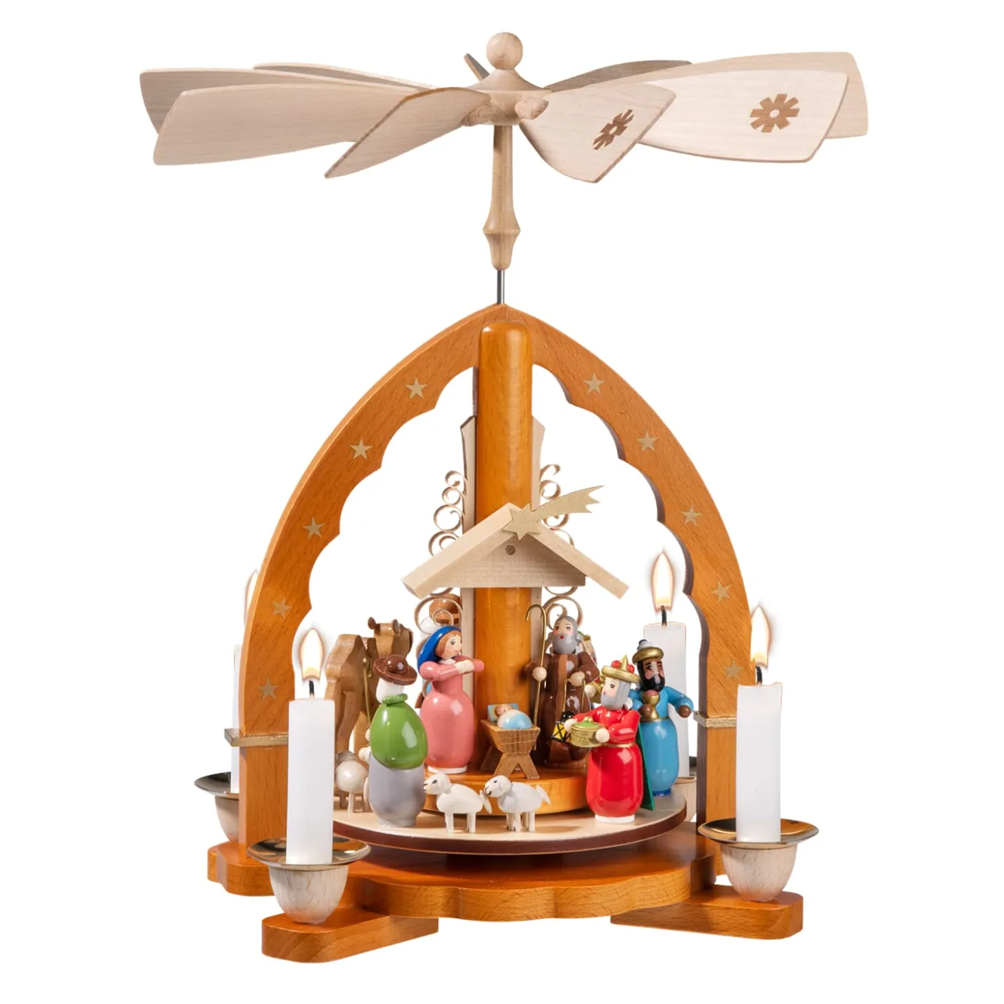 Pyramide "Christi Geburt", Naturel