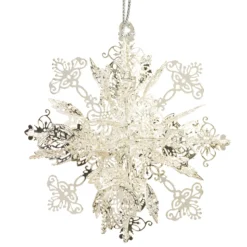 Schneeflocke, Versilbert