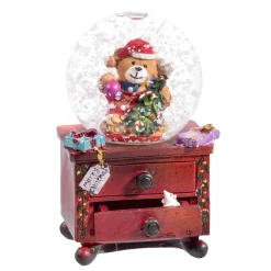 Schneekugel "Teddys Weihnachtsuberraschung"