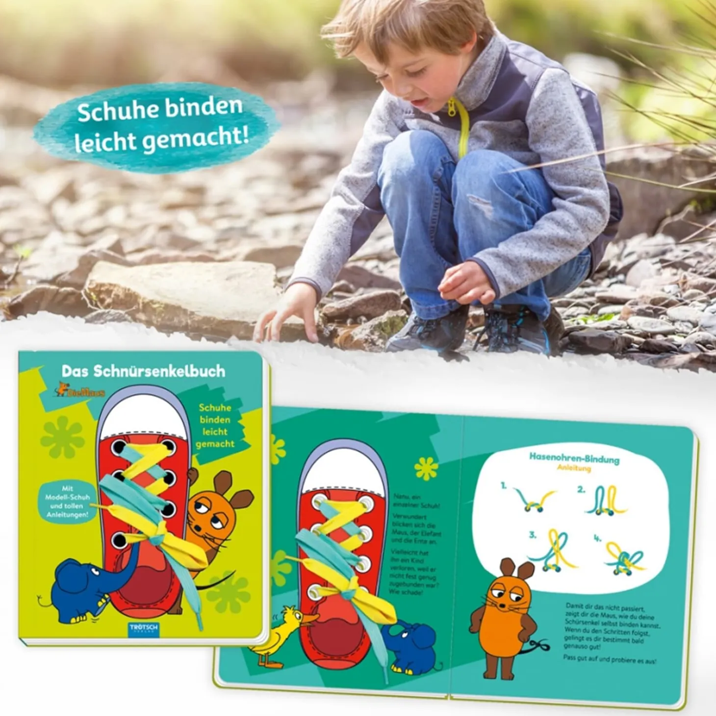 Schnursenkel-Buch "Die Maus"