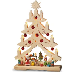 Schwibbögen "Alle Jahre Wieder", 230V Mit Usb A-Anschluss