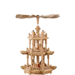 Teelicht-Pyramide "Christi Geburt"