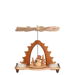 Teelicht-Pyramide "Schneemann"