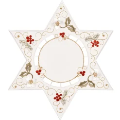 Tischdecke "Christrose Weis", 25Cm