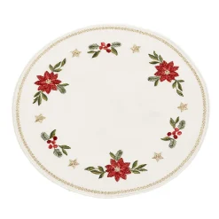 Tischdecke "Weihnachtsstern" R 20 Cm