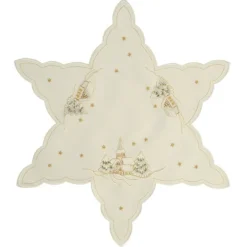 Tischdecke "Winterdorf" R 25 Cm