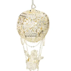 Weihnachtsmann Im Ballon, Versilbert