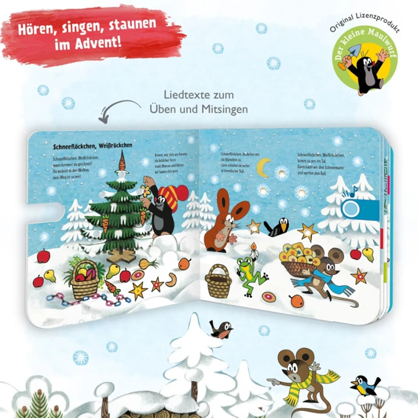 Weihnachts-Soundbuch "Der Kleine Maulwurf"