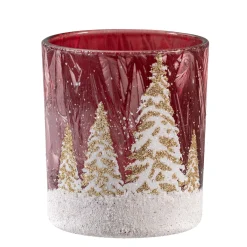 Windlicht "Winterwald"