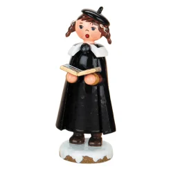 Winterkinder Kurrendenmadchen Mit Zopfen Und Buch